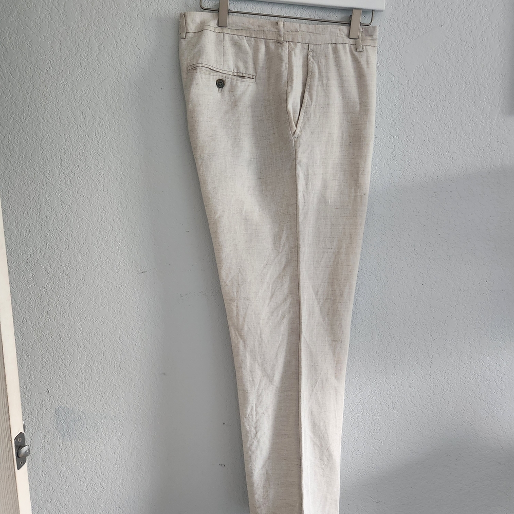 Tasso Elba Men's Light Tan Chinos